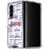 NBA LA Lakers Historic Blast Galaxy Z Fold4 5G Clear Case